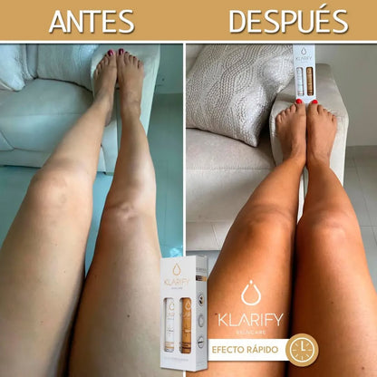 Con El Duo Autobronceador Klarify, ¡Broncéate en Minutos !