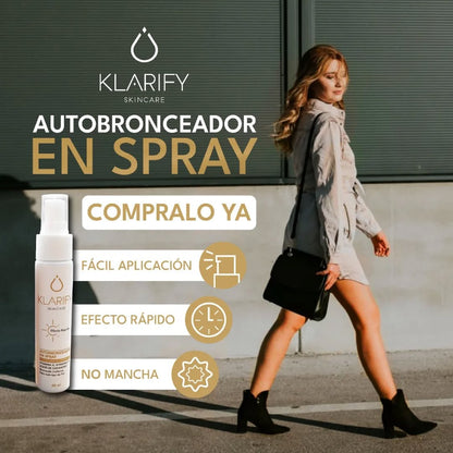 Con El Duo Autobronceador Klarify, ¡Broncéate en Minutos !