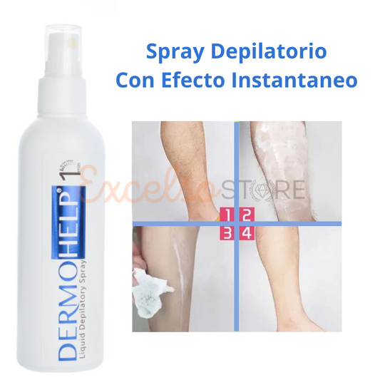 Spray Depilatorio Dermohelp ¡PIEL DE SEDA EN 1 MINUTO!